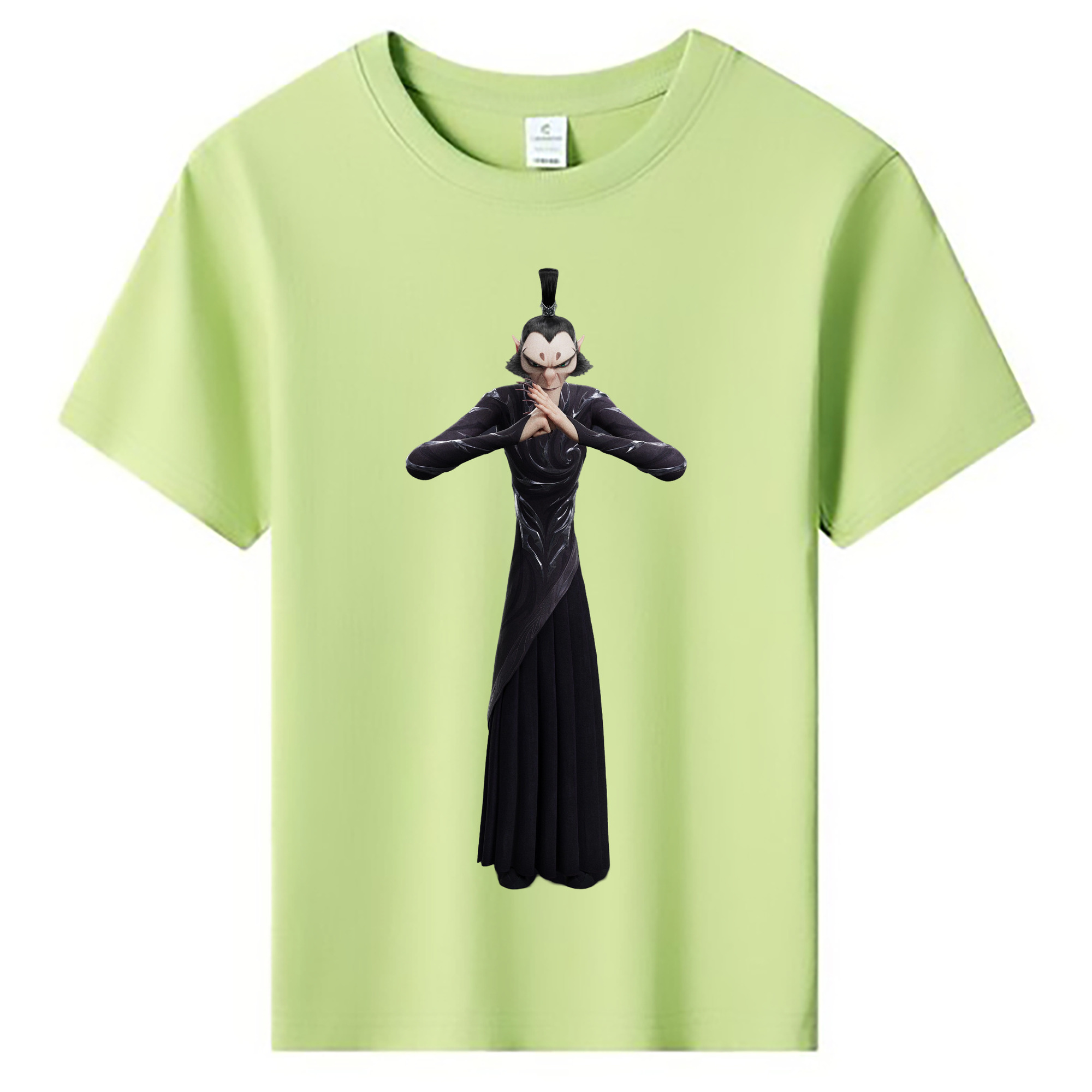 （画像用） Ne Zha 2 ナタ 魔童の大暴れ 綿100％キッズTシャツ（フロントプリント）
